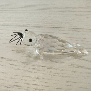 Swarovski Crystal Sea Lion / Seal Crystal Figurine See Description